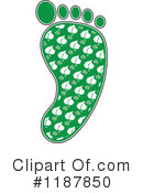 Footprint Clipart #1187850 by Maria Bell