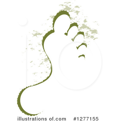 Foot Prints Clipart #1277155 by Lal Perera