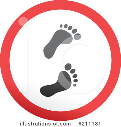 Foot Prints Clipart #211181 by Prawny