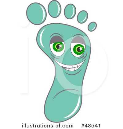 Royalty-Free (RF) Footprint Clipart Illustration by Prawny - Stock Sample #48541