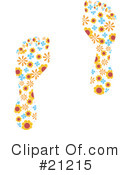 Footprints Clipart #21215 by elaineitalia