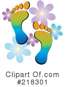 Footprints Clipart #218301 by Pams Clipart