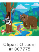 Forest Animals Clipart #1307775 by visekart