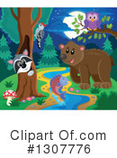 Forest Animals Clipart #1307776 by visekart