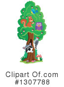 Forest Animals Clipart #1307788 by visekart