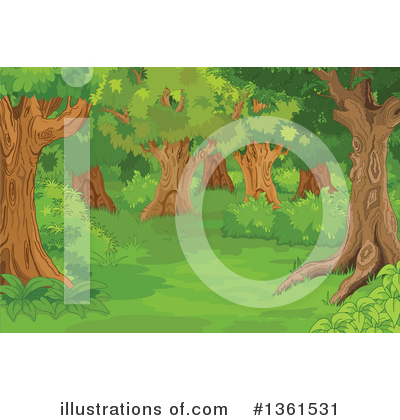 Woods Clipart #1361531 by Pushkin