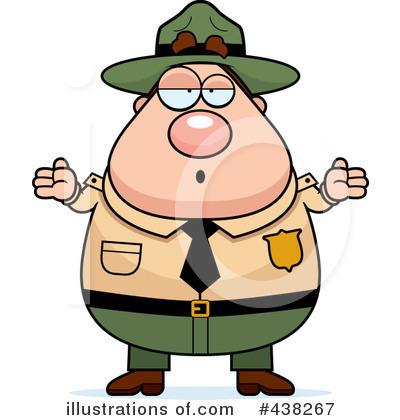 Royalty-Free (RF) Forest Ranger Clipart Illustration by Cory Thoman - Stock Sample #438267