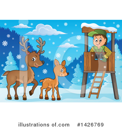 Royalty-Free (RF) Forester Clipart Illustration by visekart - Stock Sample #1426769