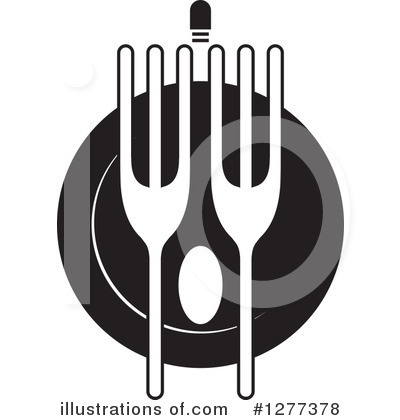 Silverware Clipart #1277378 by Lal Perera