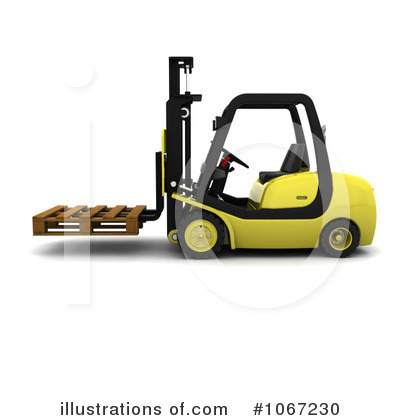 Fork Lift Clipart #1067230 by KJ Pargeter