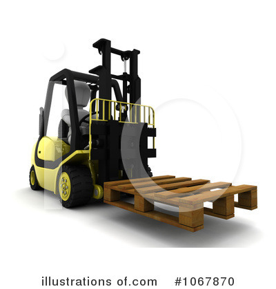 Fork Lift Clipart #1067870 by KJ Pargeter