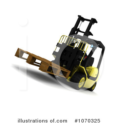 Fork Lift Clipart #1070325 by KJ Pargeter
