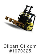 Forklift Clipart #1070325 by KJ Pargeter