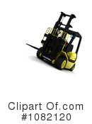 Forklift Clipart #1082120 by KJ Pargeter