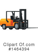 Forklift Clipart #1464394 by Vector Tradition SM