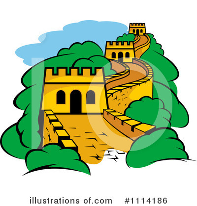 Royalty-Free (RF) Fortress Clipart Illustration by Vector Tradition SM - Stock Sample #1114186