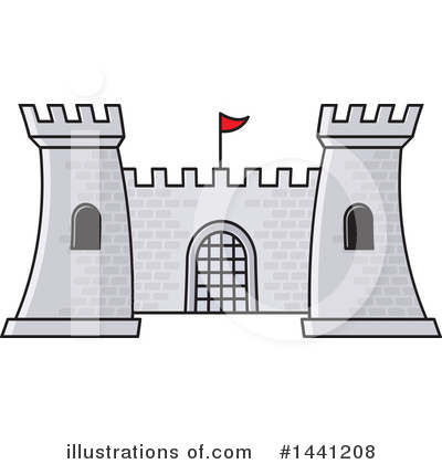 Fortress Clipart #1441208 by Lal Perera