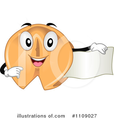 Royalty-Free (RF) Fortune Cookie Clipart Illustration by BNP Design Studio - Stock Sample #1109027