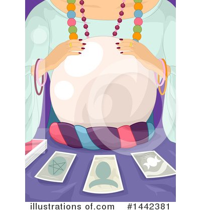 Royalty-Free (RF) Fortune Teller Clipart Illustration by BNP Design Studio - Stock Sample #1442381
