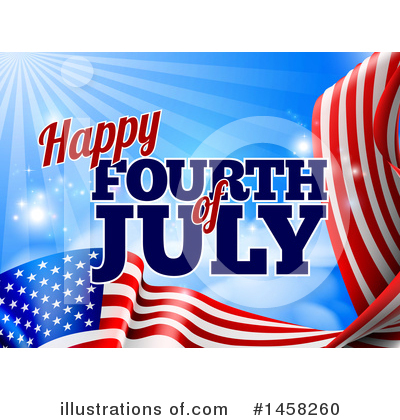 Royalty-Free (RF) Fourth Of July Clipart Illustration by AtStockIllustration - Stock Sample #1458260