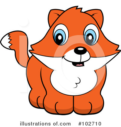 Royalty-Free (RF) Fox Clipart Illustration by Cory Thoman - Stock Sample #102710