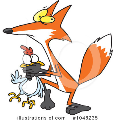 Royalty-Free (RF) Fox Clipart Illustration by toonaday - Stock Sample #1048235