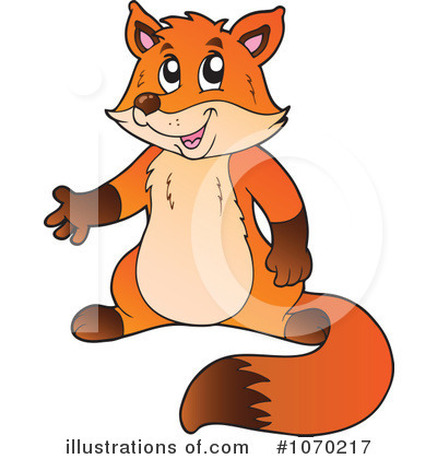 Royalty-Free (RF) Fox Clipart Illustration by visekart - Stock Sample #1070217