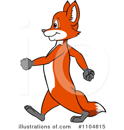 Royalty-Free (RF) Fox Clipart Illustration by Cartoon Solutions - Stock Sample #1104815