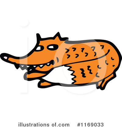 Royalty-Free (RF) Fox Clipart Illustration by lineartestpilot - Stock Sample #1169033