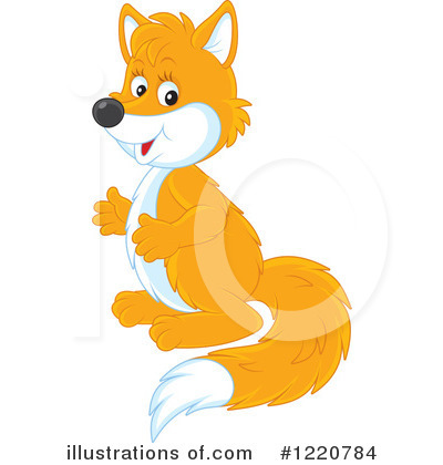 Royalty-Free (RF) Fox Clipart Illustration by Alex Bannykh - Stock Sample #1220784
