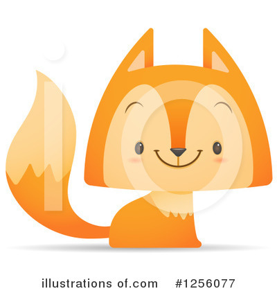 Royalty-Free (RF) Fox Clipart Illustration by Qiun - Stock Sample #1256077