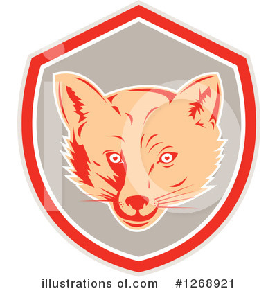 Royalty-Free (RF) Fox Clipart Illustration by patrimonio - Stock Sample #1268921