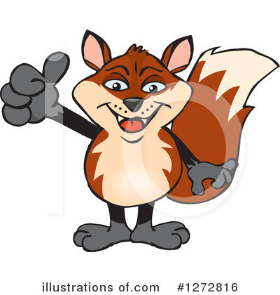 Royalty-Free (RF) Fox Clipart Illustration by Dennis Holmes Designs - Stock Sample #1272816