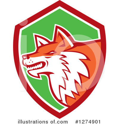 Royalty-Free (RF) Fox Clipart Illustration by patrimonio - Stock Sample #1274901