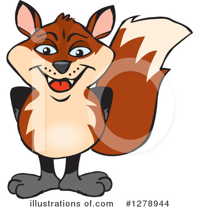 Royalty-Free (RF) Fox Clipart Illustration by Dennis Holmes Designs - Stock Sample #1278944