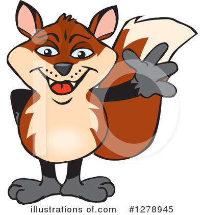 Royalty-Free (RF) Fox Clipart Illustration by Dennis Holmes Designs - Stock Sample #1278945