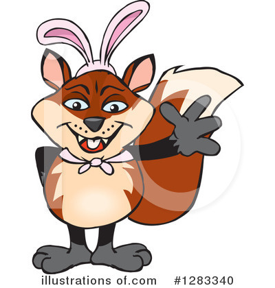 Royalty-Free (RF) Fox Clipart Illustration by Dennis Holmes Designs - Stock Sample #1283340