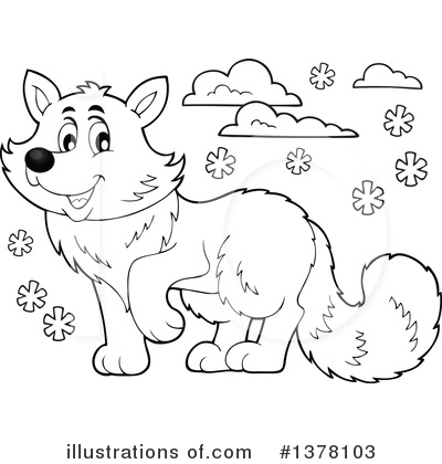 Royalty-Free (RF) Fox Clipart Illustration by visekart - Stock Sample #1378103