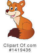 Fox Clipart #1419436 by visekart