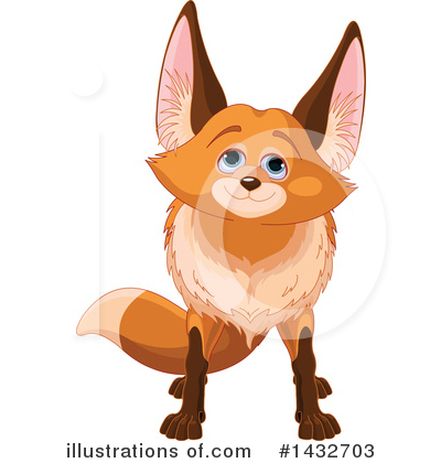 Royalty-Free (RF) Fox Clipart Illustration by Pushkin - Stock Sample #1432703