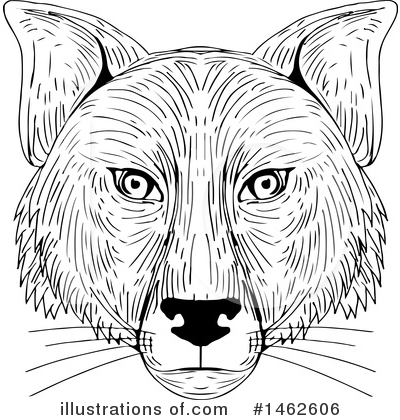Royalty-Free (RF) Fox Clipart Illustration by patrimonio - Stock Sample #1462606