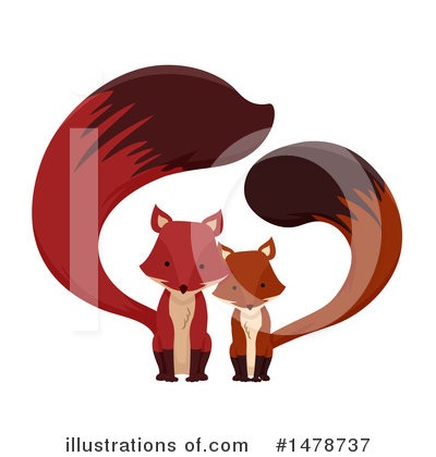 Royalty-Free (RF) Fox Clipart Illustration by BNP Design Studio - Stock Sample #1478737