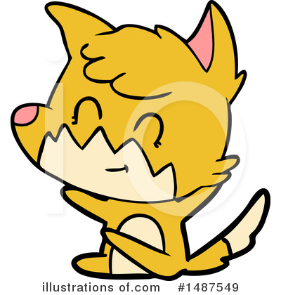 Royalty-Free (RF) Fox Clipart Illustration by lineartestpilot - Stock Sample #1487549