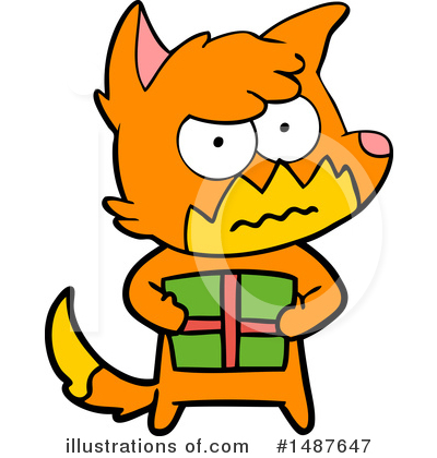 Royalty-Free (RF) Fox Clipart Illustration by lineartestpilot - Stock Sample #1487647