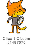 Fox Clipart #1487670 by lineartestpilot