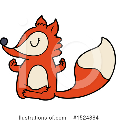 Royalty-Free (RF) Fox Clipart Illustration by lineartestpilot - Stock Sample #1524884