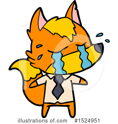 Royalty-Free (RF) Fox Clipart Illustration by lineartestpilot - Stock Sample #1524951
