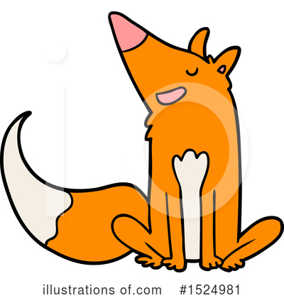 Royalty-Free (RF) Fox Clipart Illustration by lineartestpilot - Stock Sample #1524981