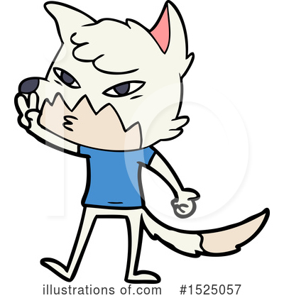 Royalty-Free (RF) Fox Clipart Illustration by lineartestpilot - Stock Sample #1525057