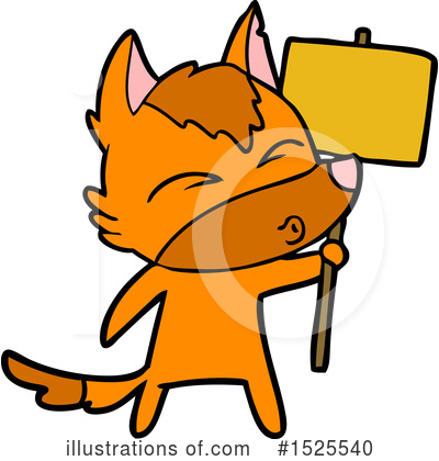 Royalty-Free (RF) Fox Clipart Illustration by lineartestpilot - Stock Sample #1525540